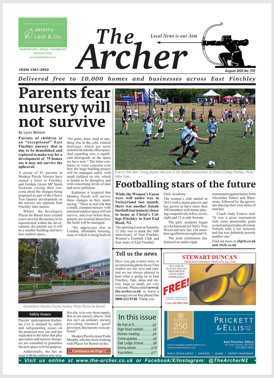 image of The Archer front page