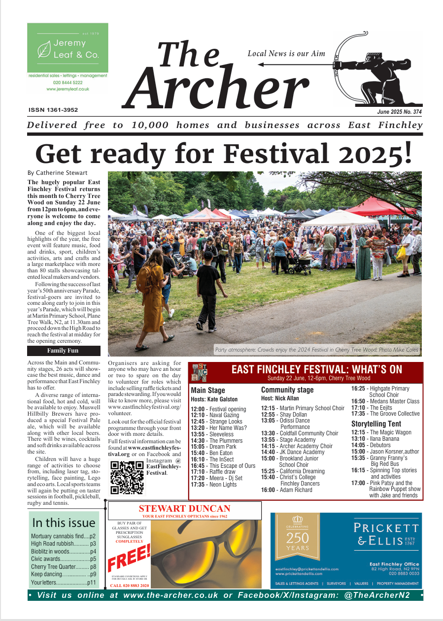 image of The Archer front page