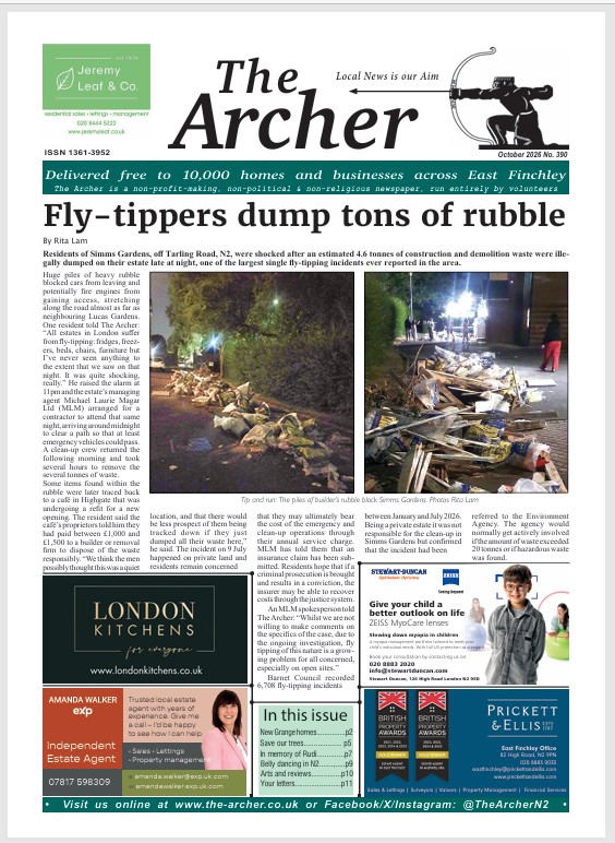 image of The Archer front page